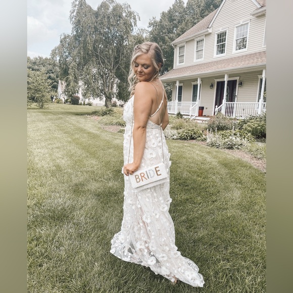 Altar'd State Arabella Maxi 3d Floral Gown - Picture 12 of 15